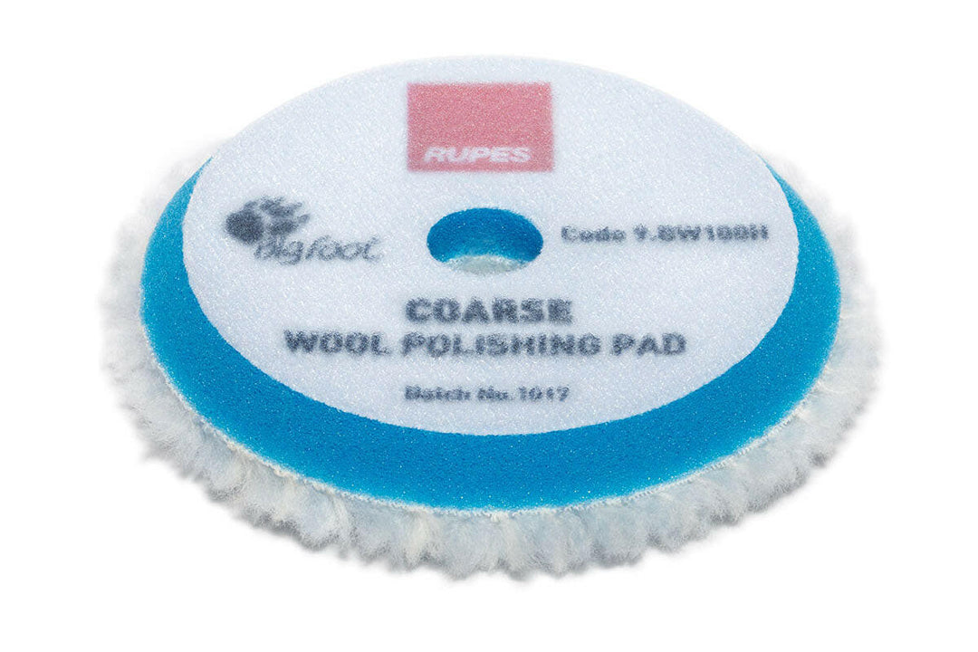 Rupes Coarse Blue Wool Polishing Pad - Ultra Fine Car Care