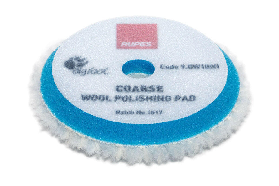 Rupes Coarse Blue Wool Polishing Pad - Ultra Fine Car Care